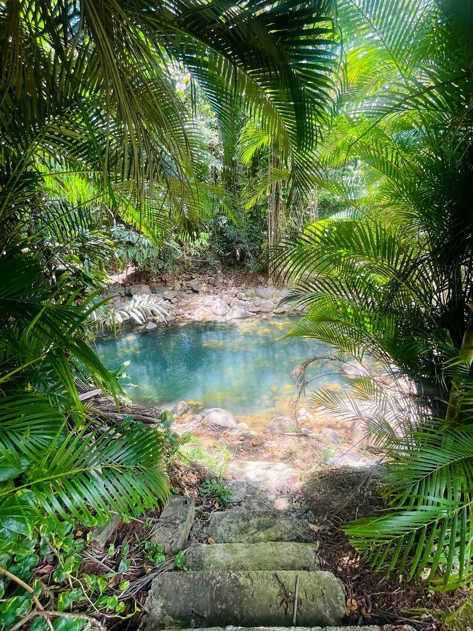 La rivière de la Villa Secret River à Sainte-Rose